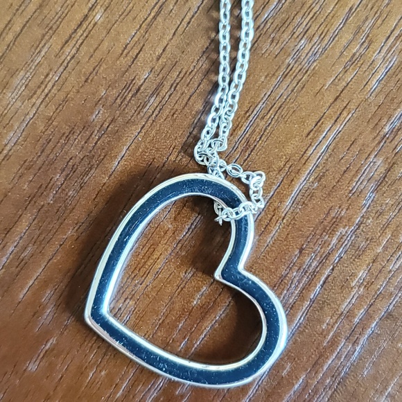 Rhinestone Heart on a Chain  by Artistry - Picture 2 of 3